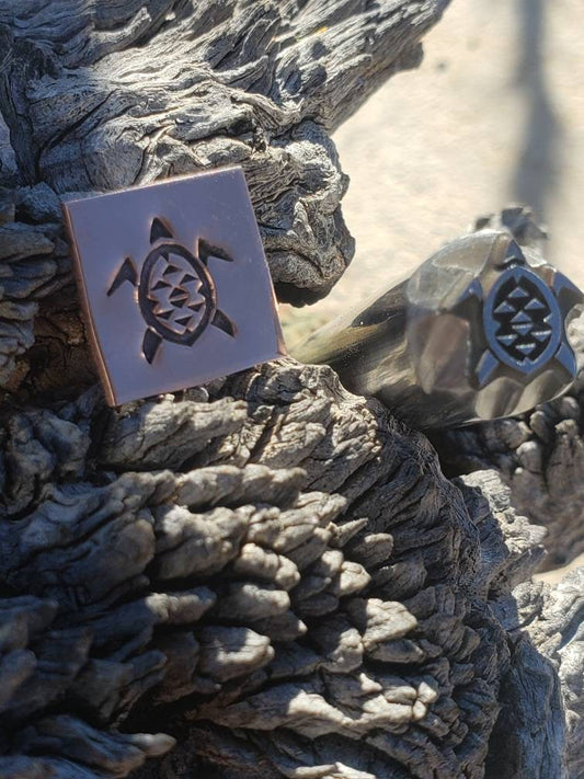 Sea Turtle Metal Stamp