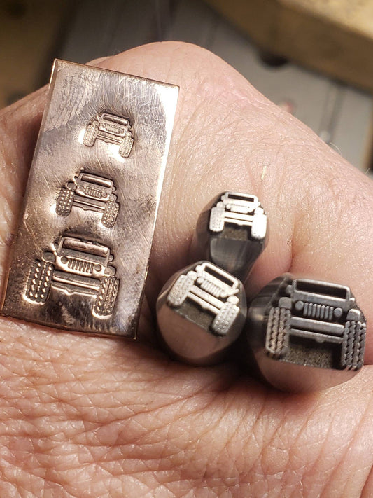 Off Road Vehicle #1 Wide Tires- Metal Stamp