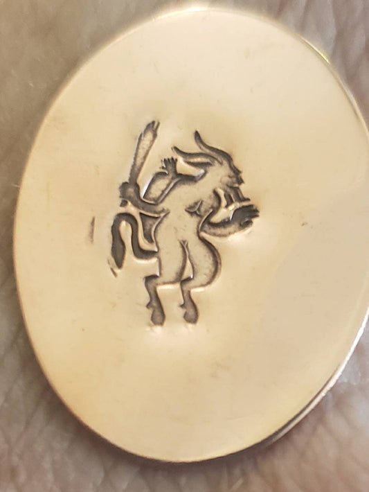 Krampus Metal Stamp