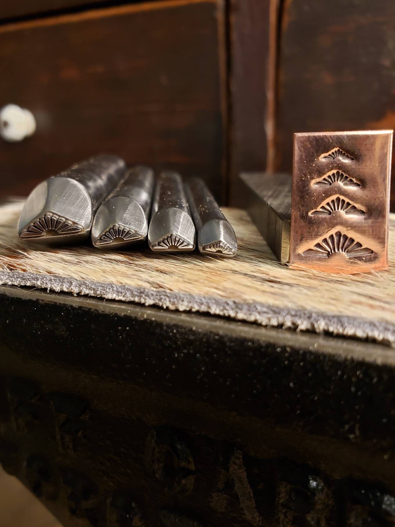 Pueblo Metal Stamp for Jewelry