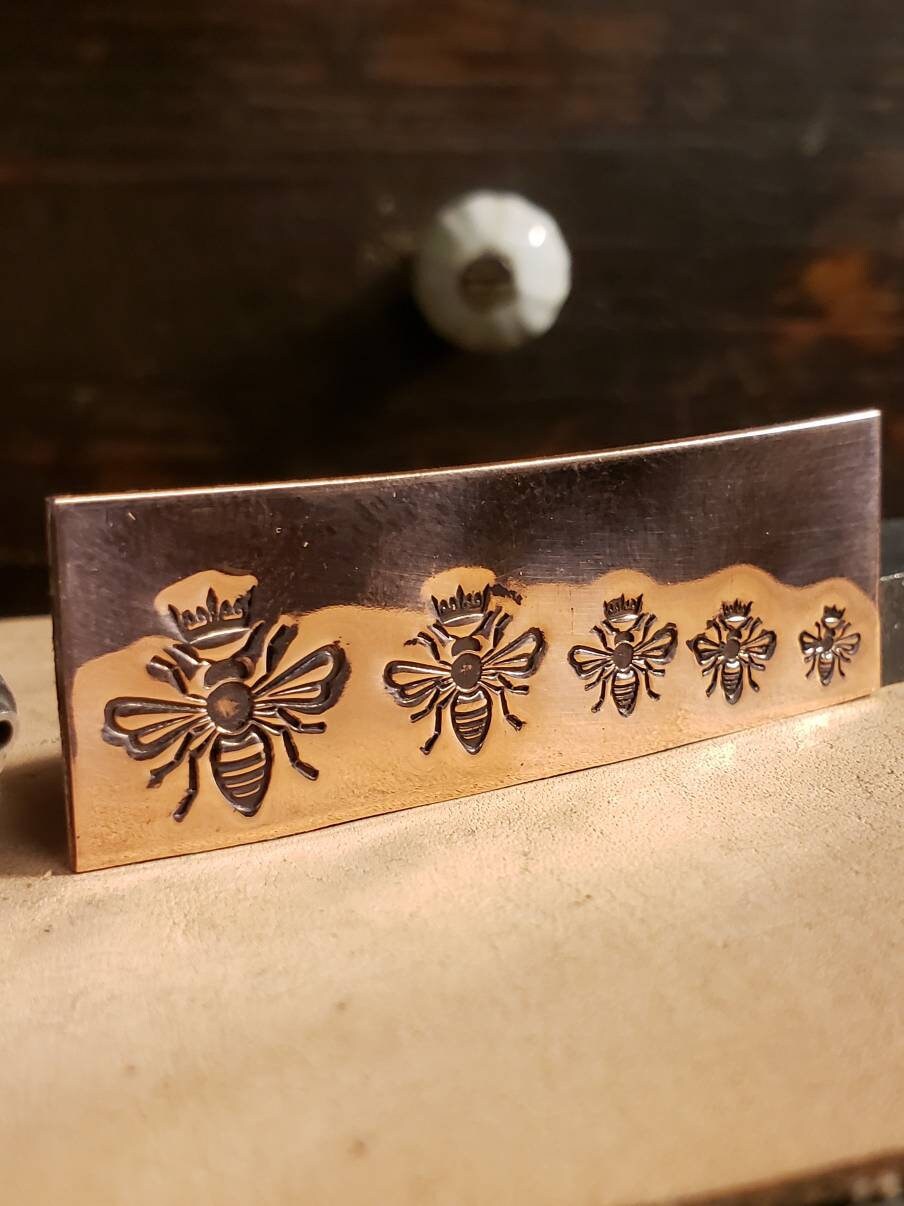 Queen Bee- Metal Stamp