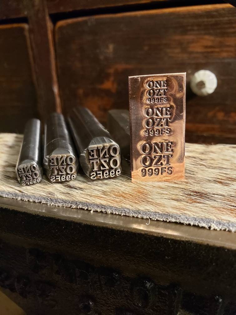 Hallmark Metal Stamp-ONE OZT 999FS