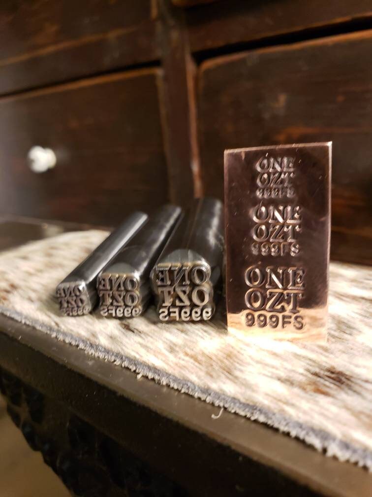 Hallmark Metal Stamp-ONE OZT 999FS