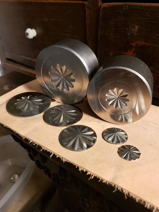 Impression Dies - Chimayo Concho-2 SIZES AVAILABLE- 1.5"/1" And SETS