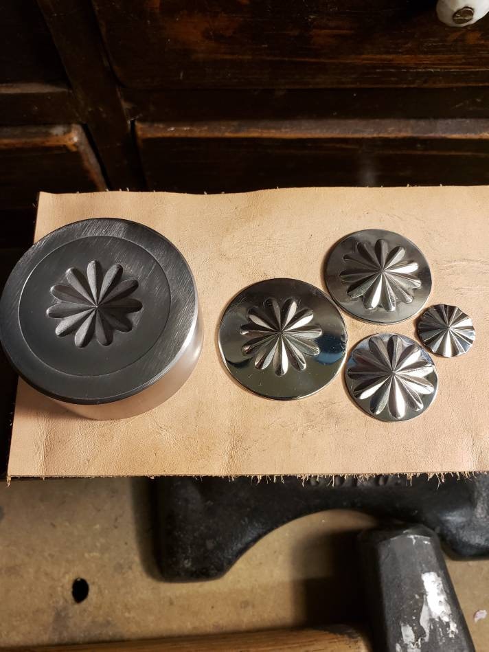 Impression Dies - Chimayo Concho-2 SIZES AVAILABLE- 1.5"/1" And SETS