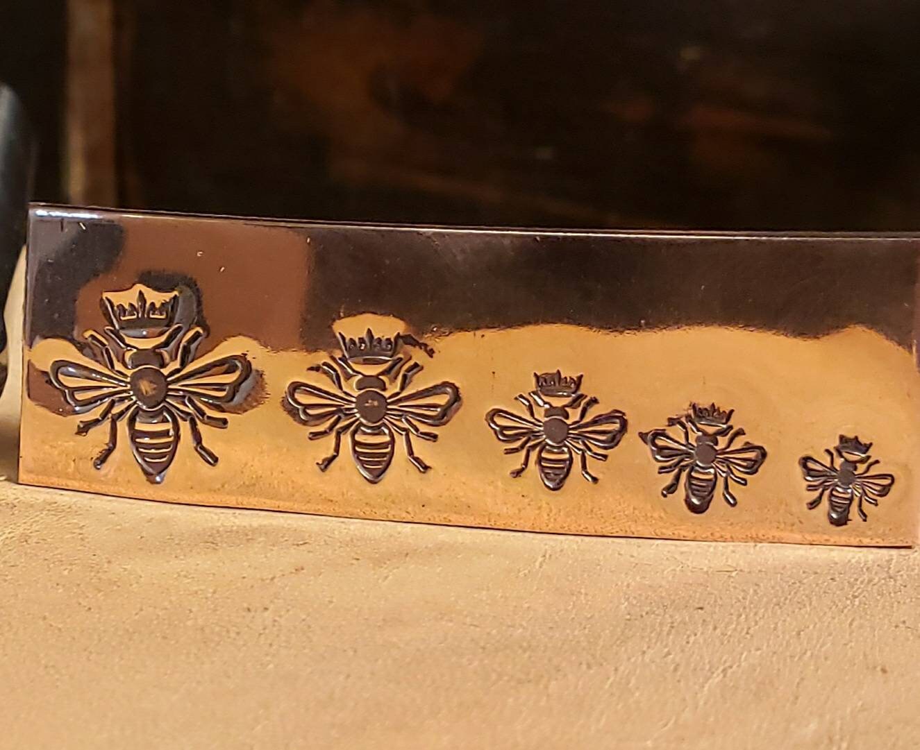 Queen Bee- Metal Stamp