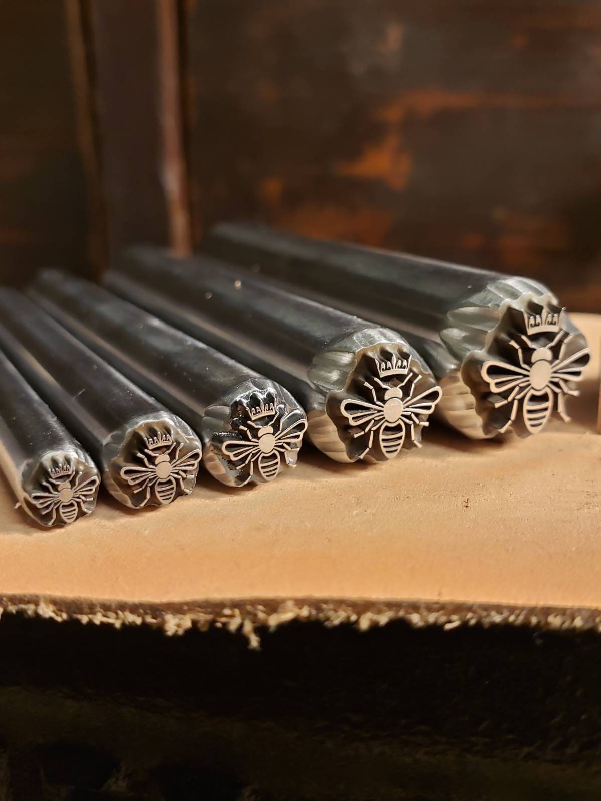 Queen Bee- Metal Stamp