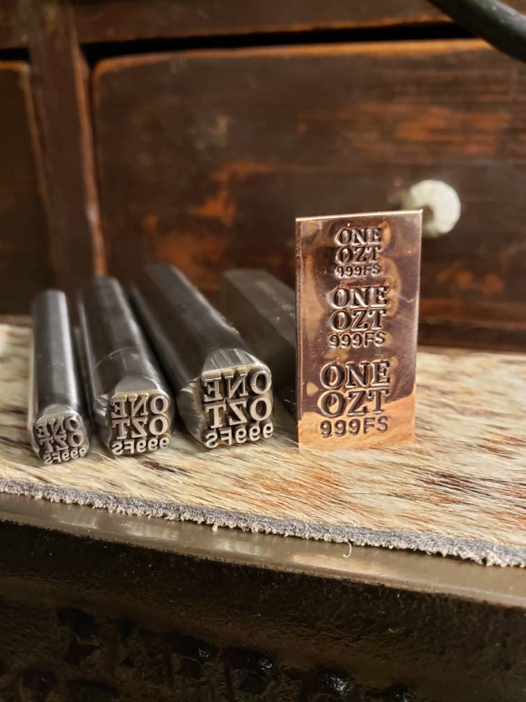 Hallmark Metal Stamp-ONE OZT 999FS