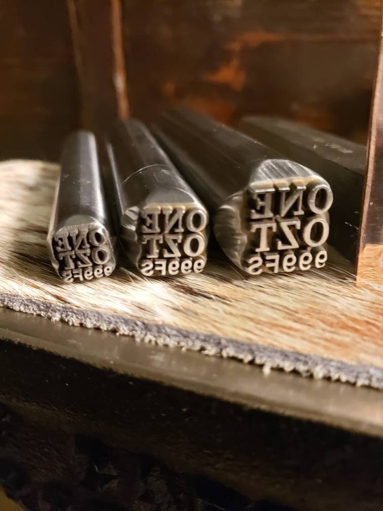 Hallmark Metal Stamp-ONE OZT 999FS