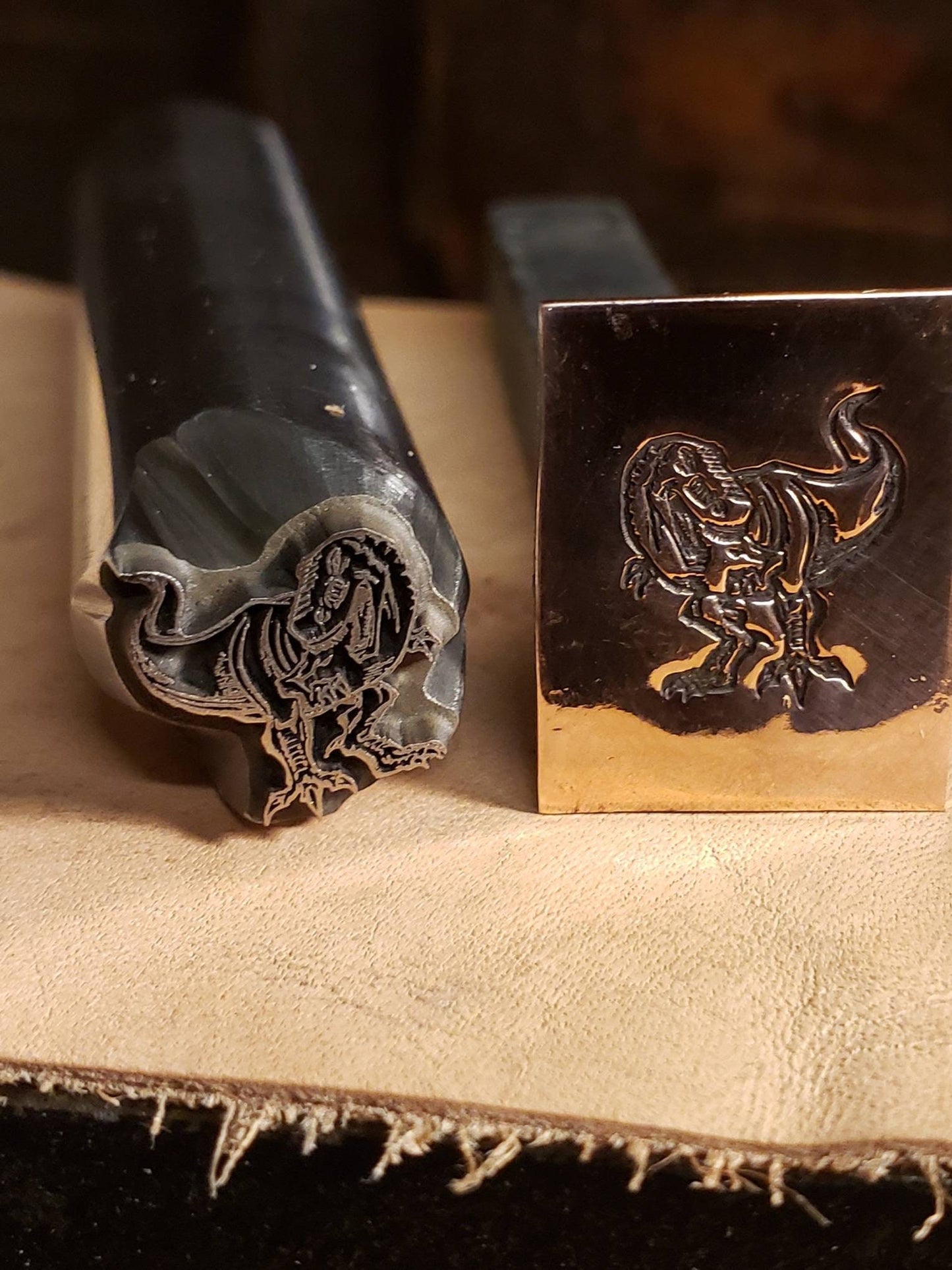 Tyrannosaurus REX - Metal Stamp