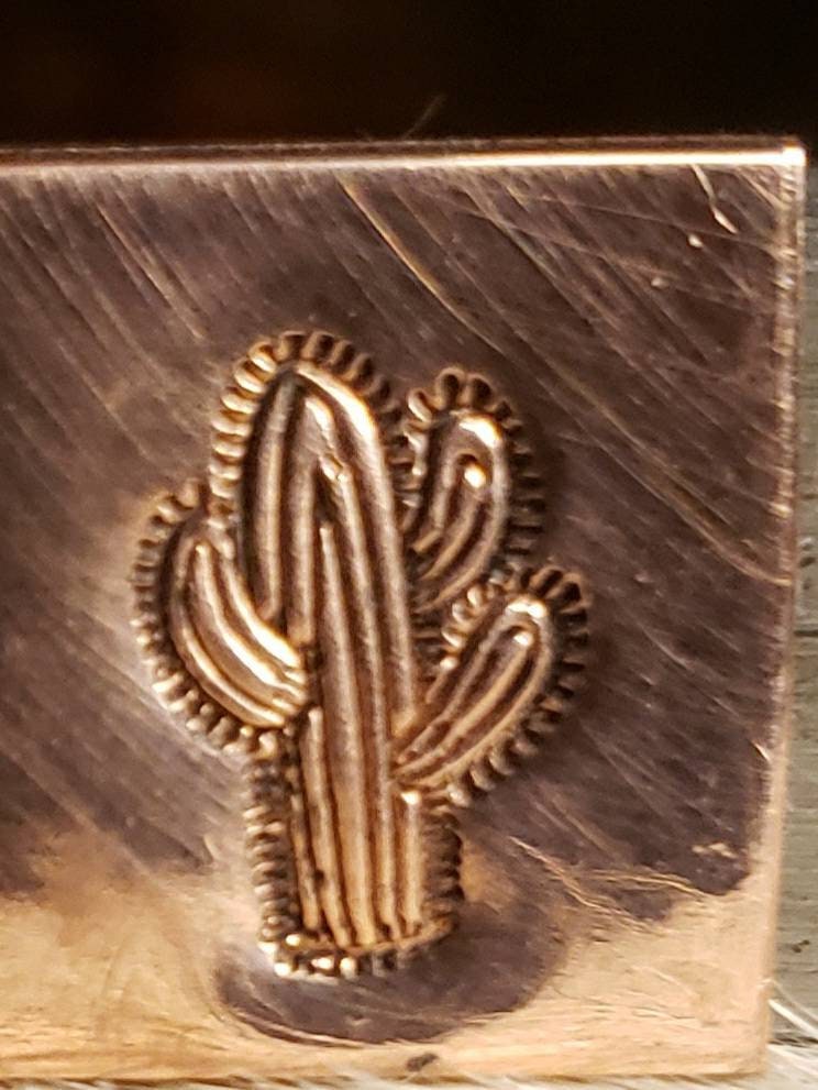 Saguaro Cactus Metal Stamp