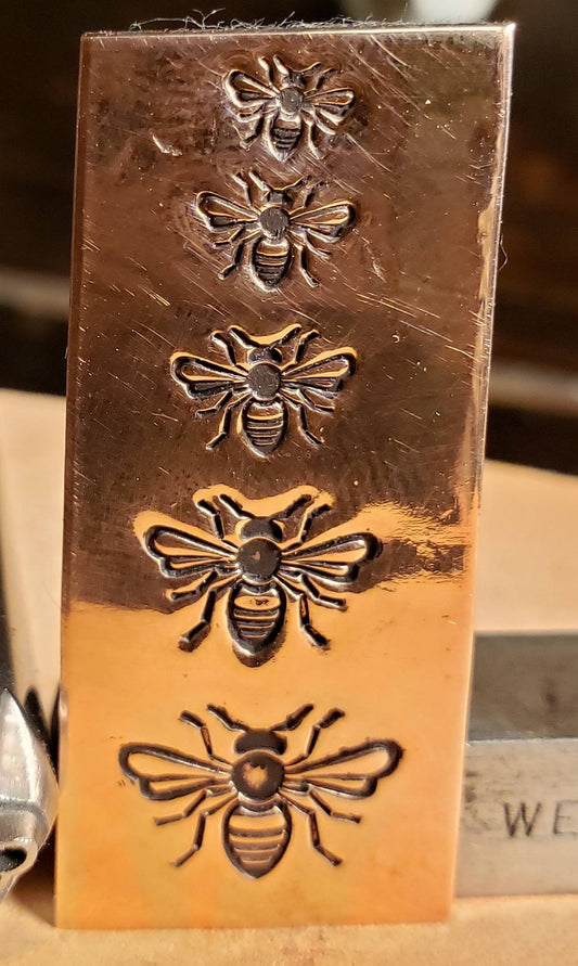 Bee- Metal Stamp