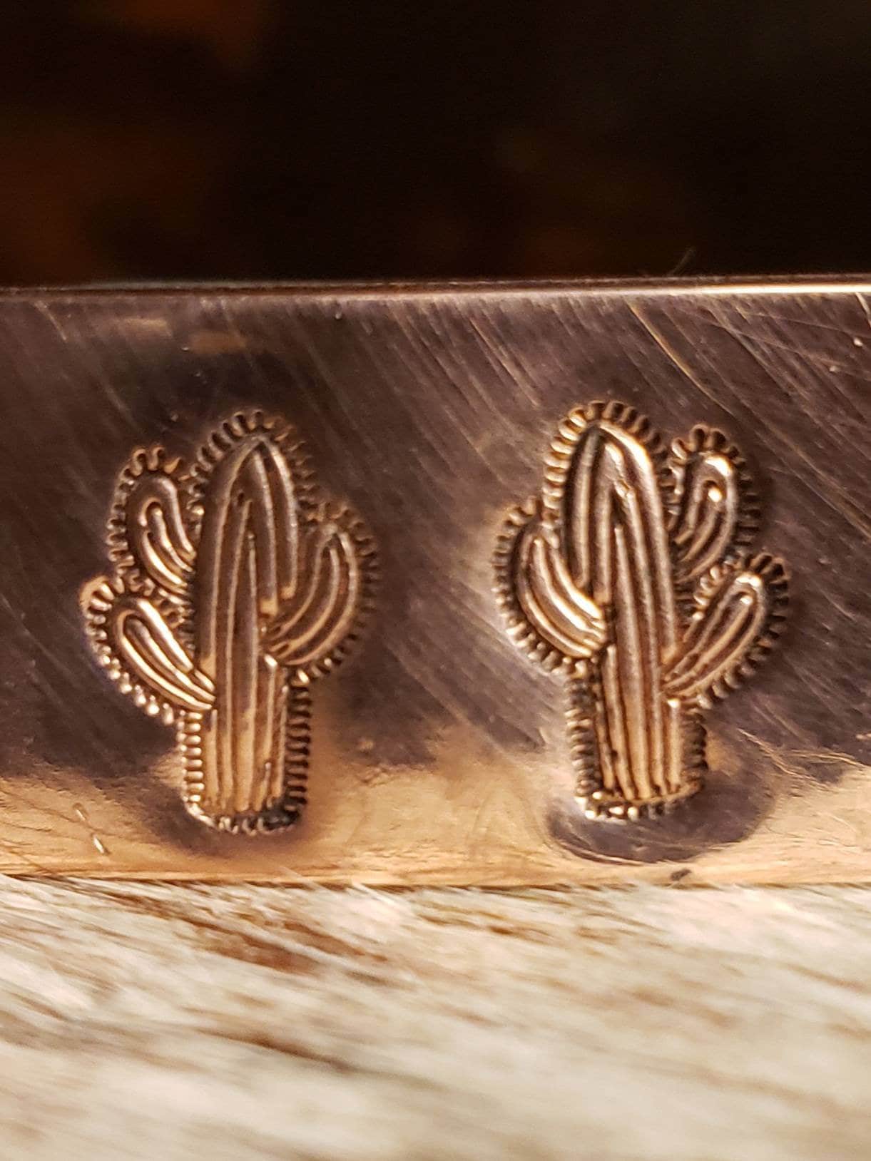 Saguaro Cactus Metal Stamp