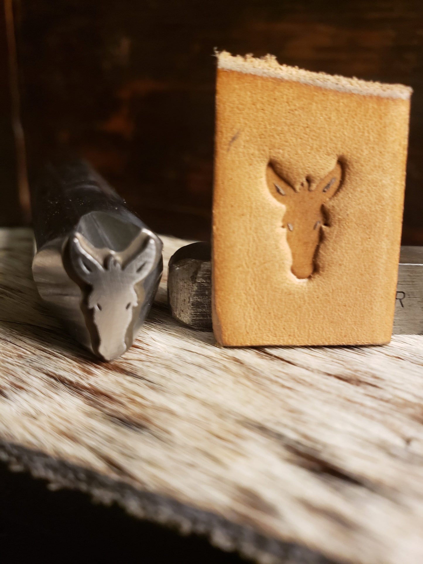 John Henry Donkey Metal Stamp