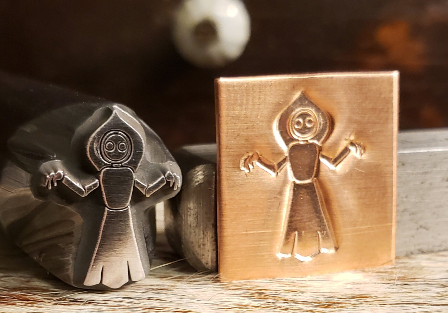 Flatwoods Monster Metal Stamp