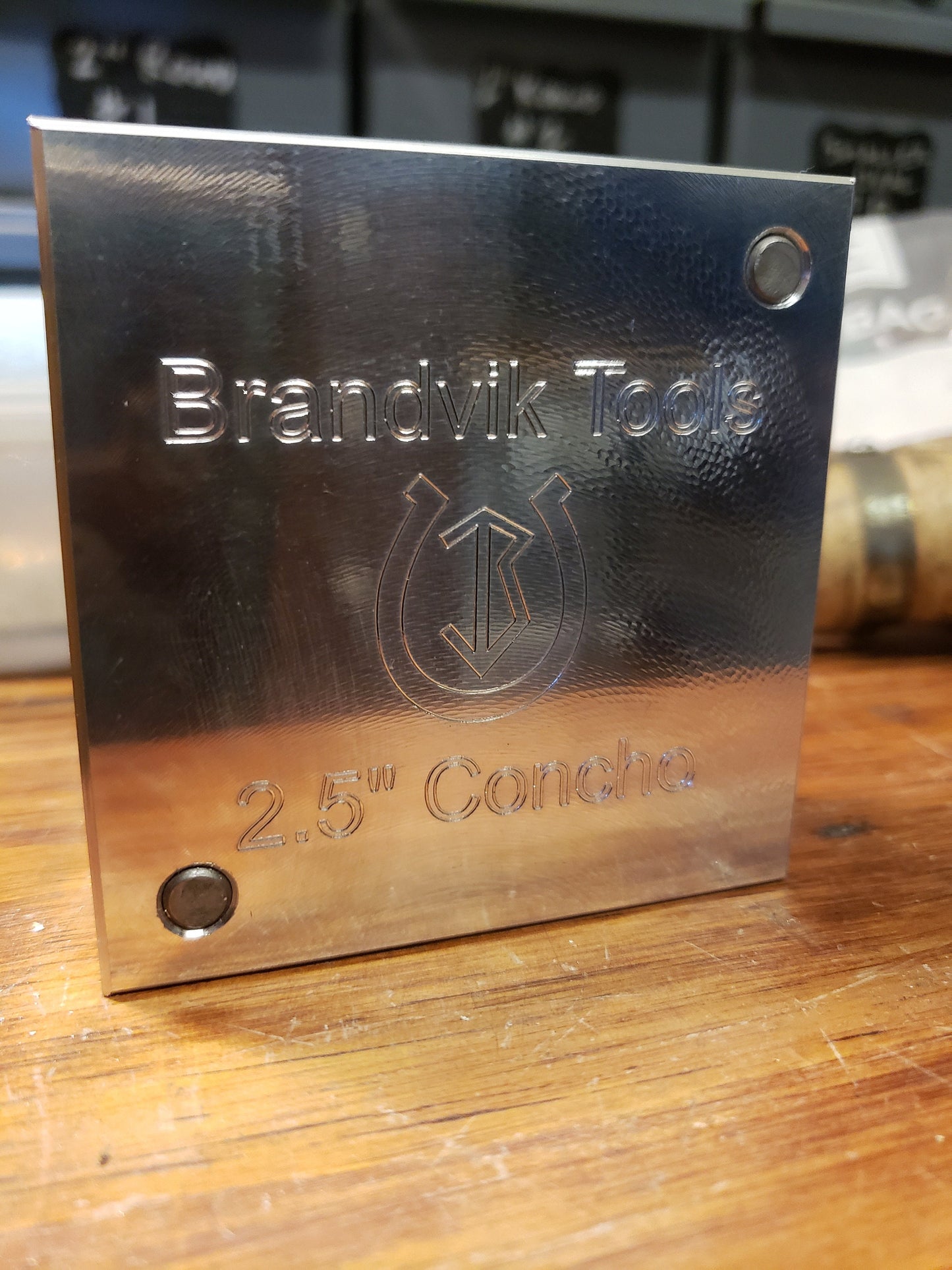 2.5 Inch 2 Part Concho Forming Die