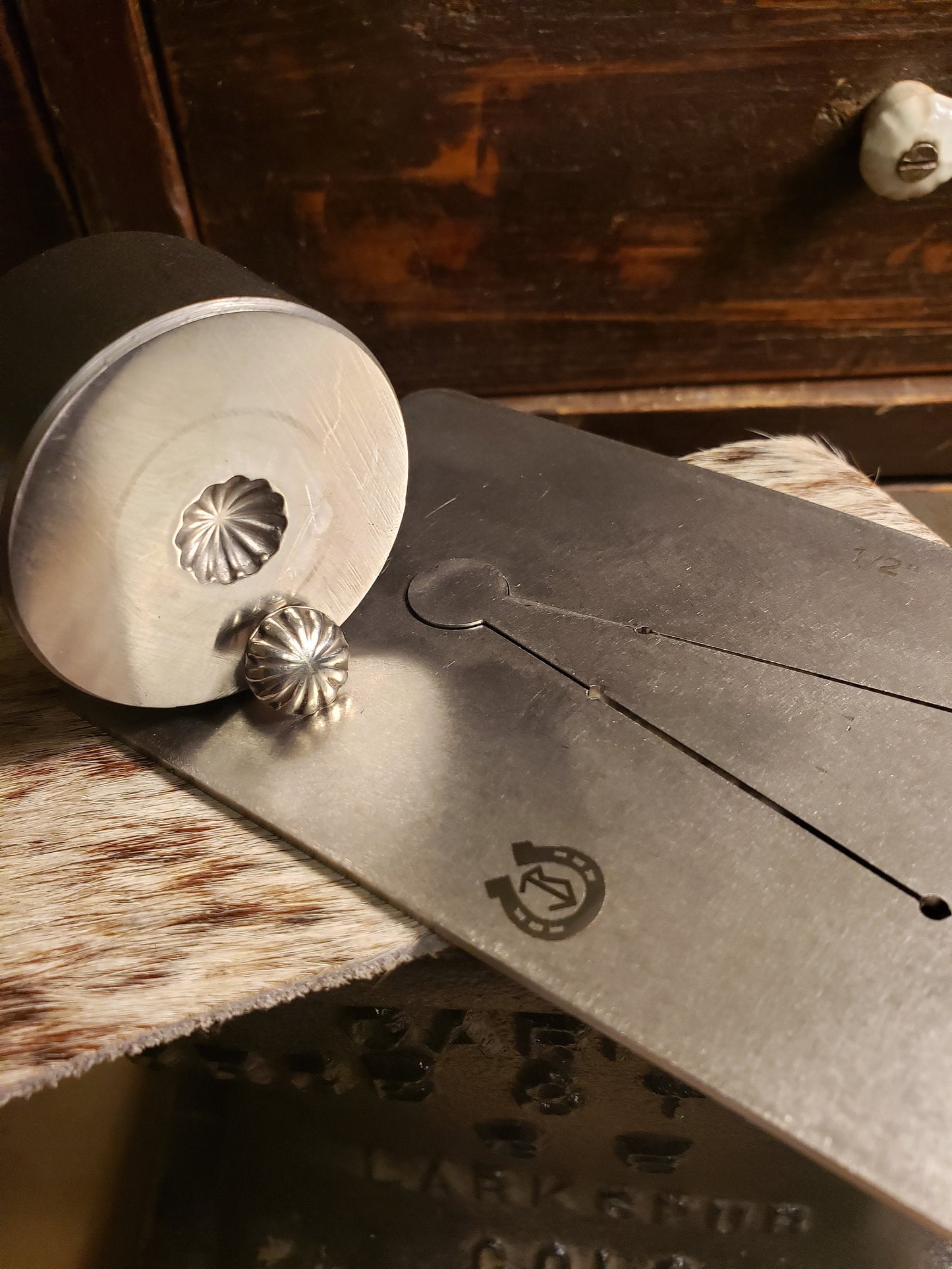 1/2 Inch Spot Concho Making Kit