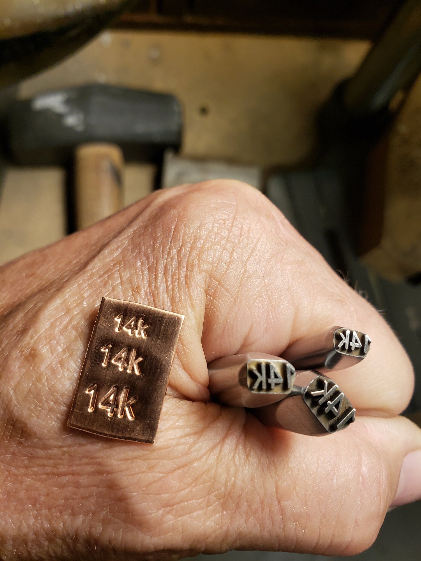 Hallmark Metal Stamp-14k
