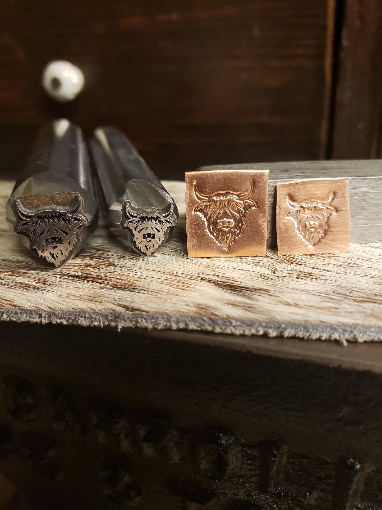 Highland Cow "Harry" Metal Stamp
