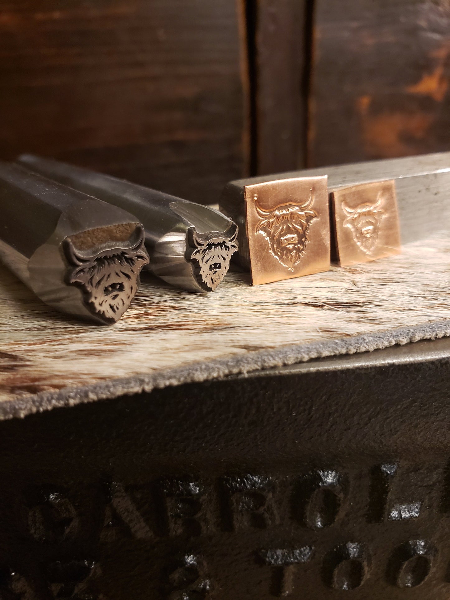 Highland Cow "Harry" Metal Stamp