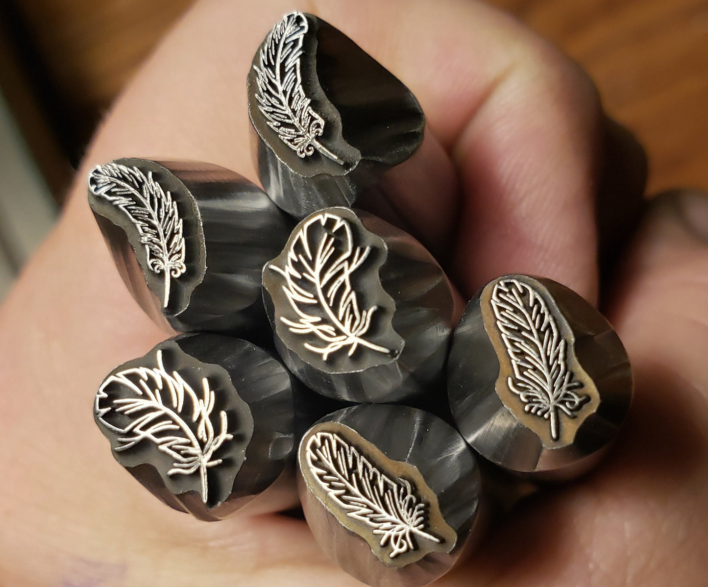 Metal Stamp-Feathers 3 DESIGNS AVAILABLE