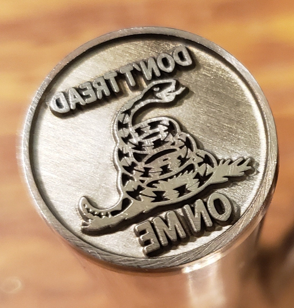 Don't Tread On Me - Metal Stamp
