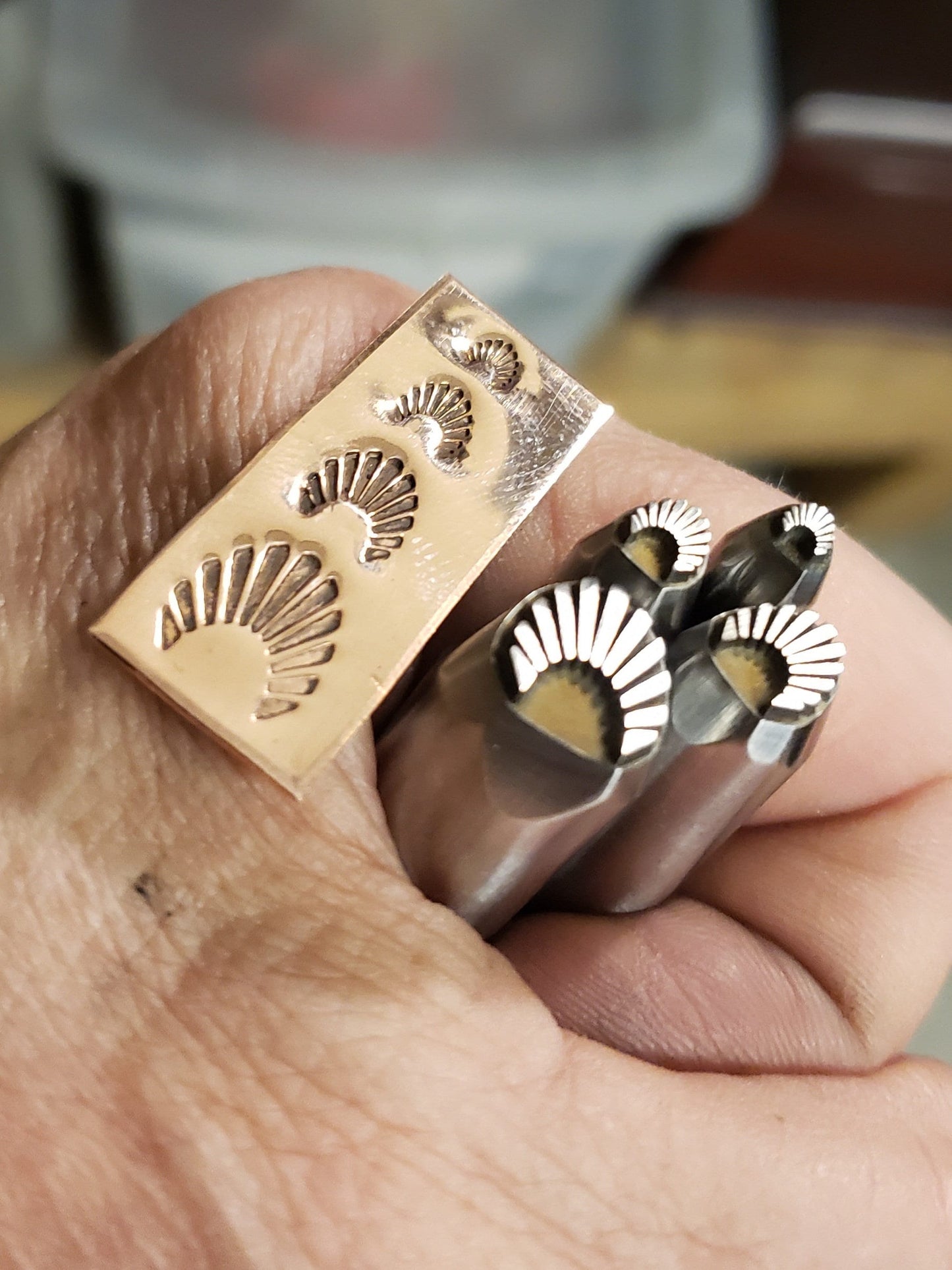 Eyelash #4 Metal Stamp