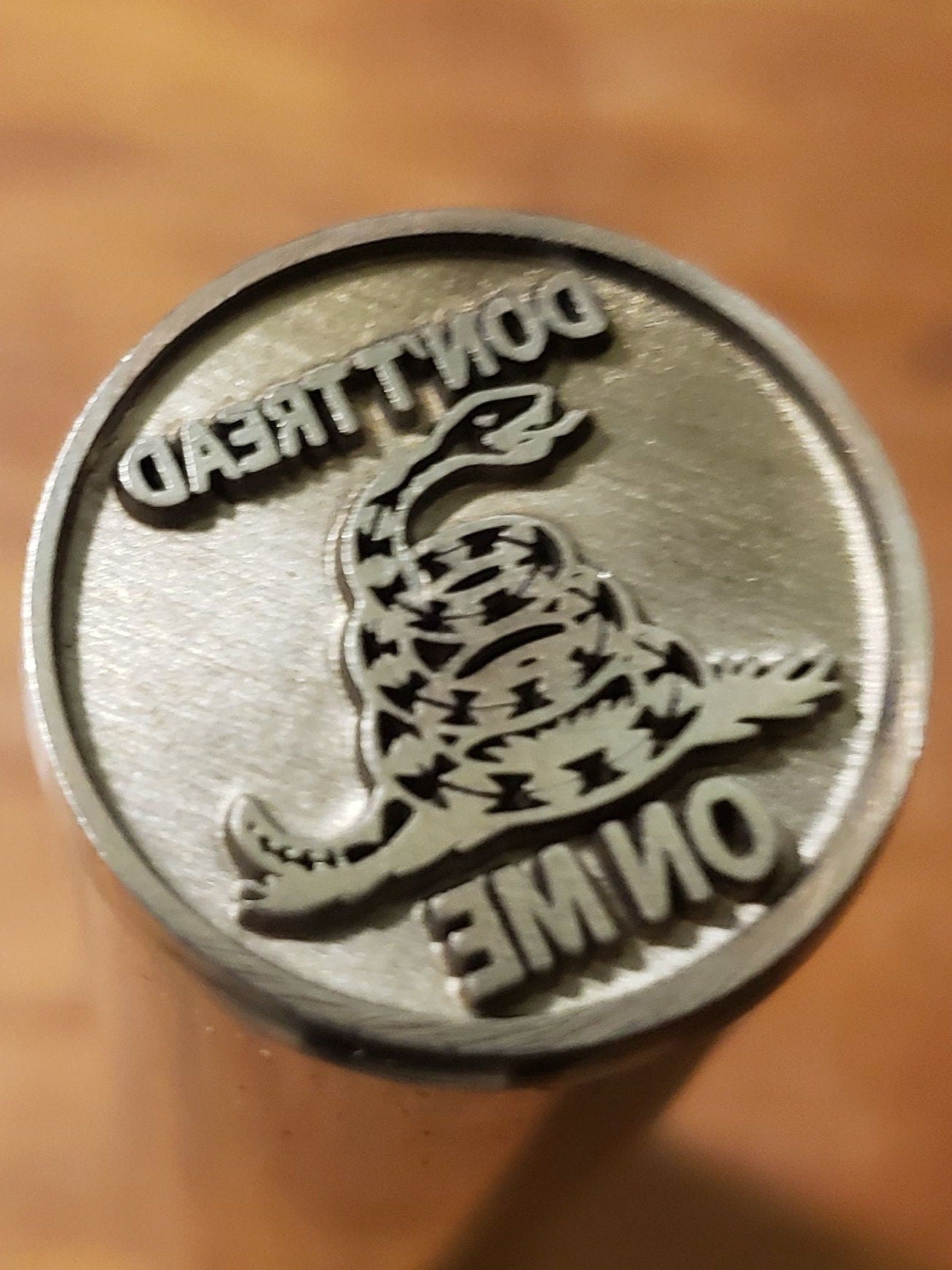 Don't Tread On Me - Metal Stamp