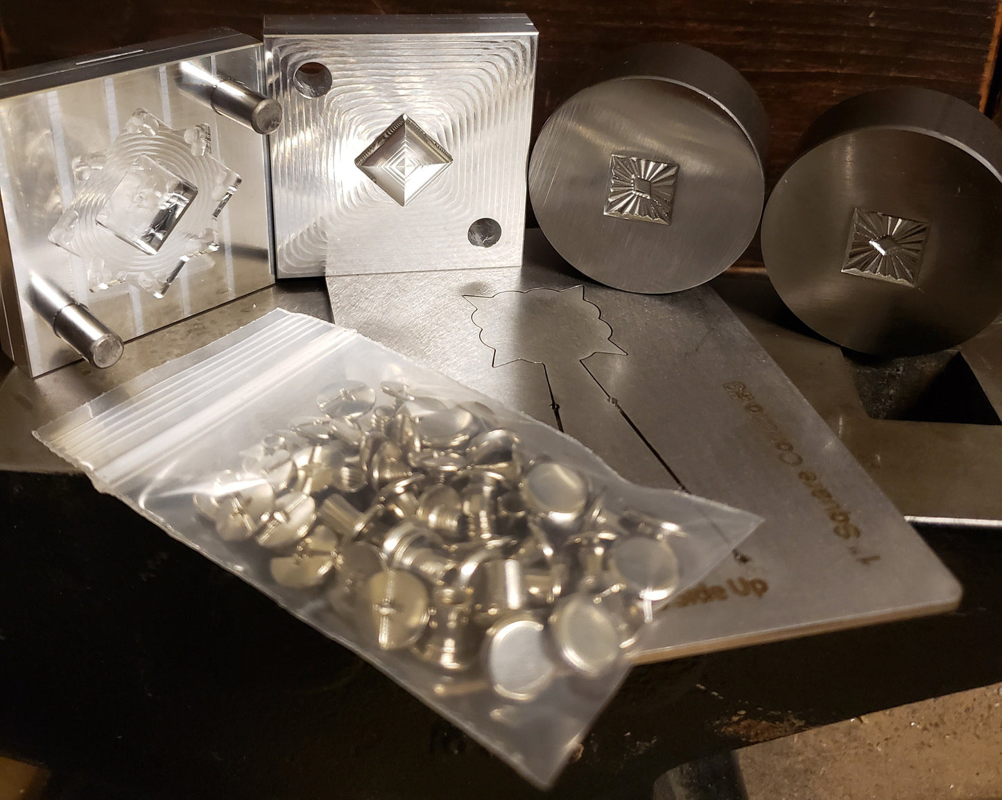 1 Inch Square Concho Making Kit