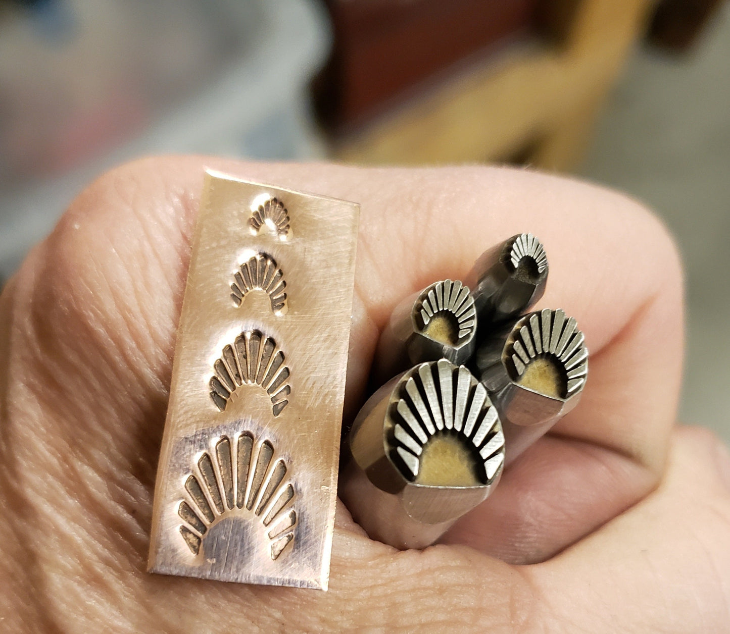 Eyelash #4 Metal Stamp