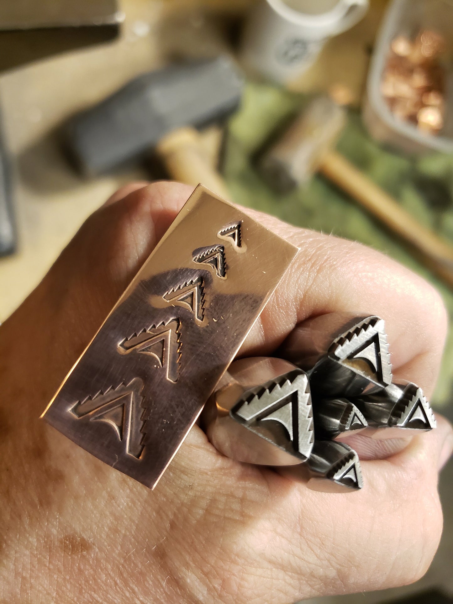 Tesuque- Metal Stamp