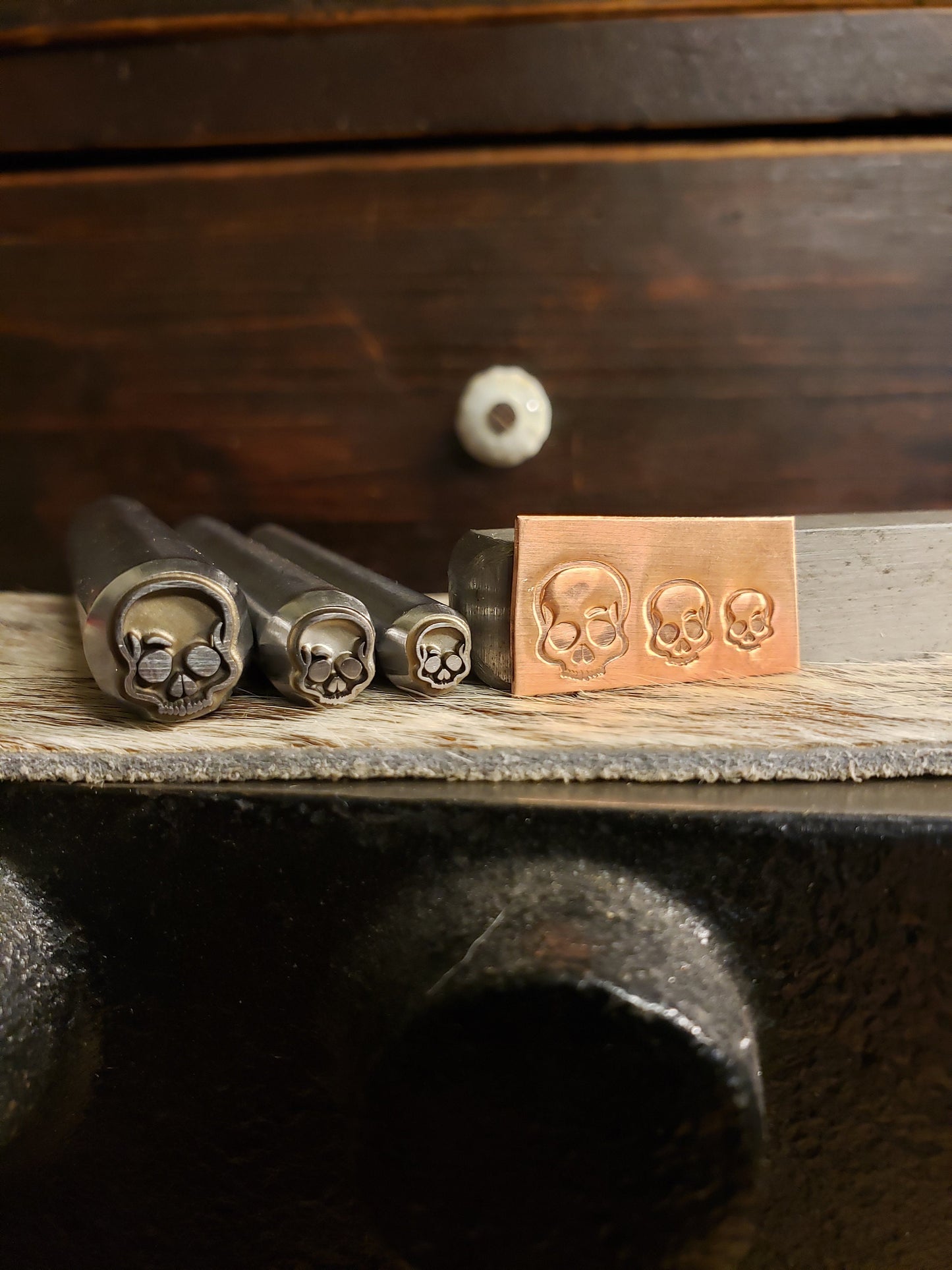 Skully Metal Stamp