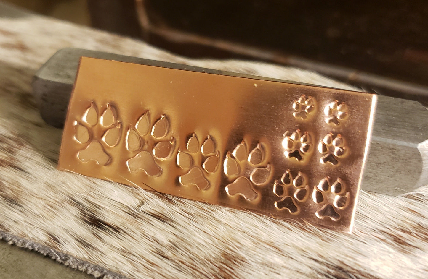 Wolf Paws- Metal Stamps