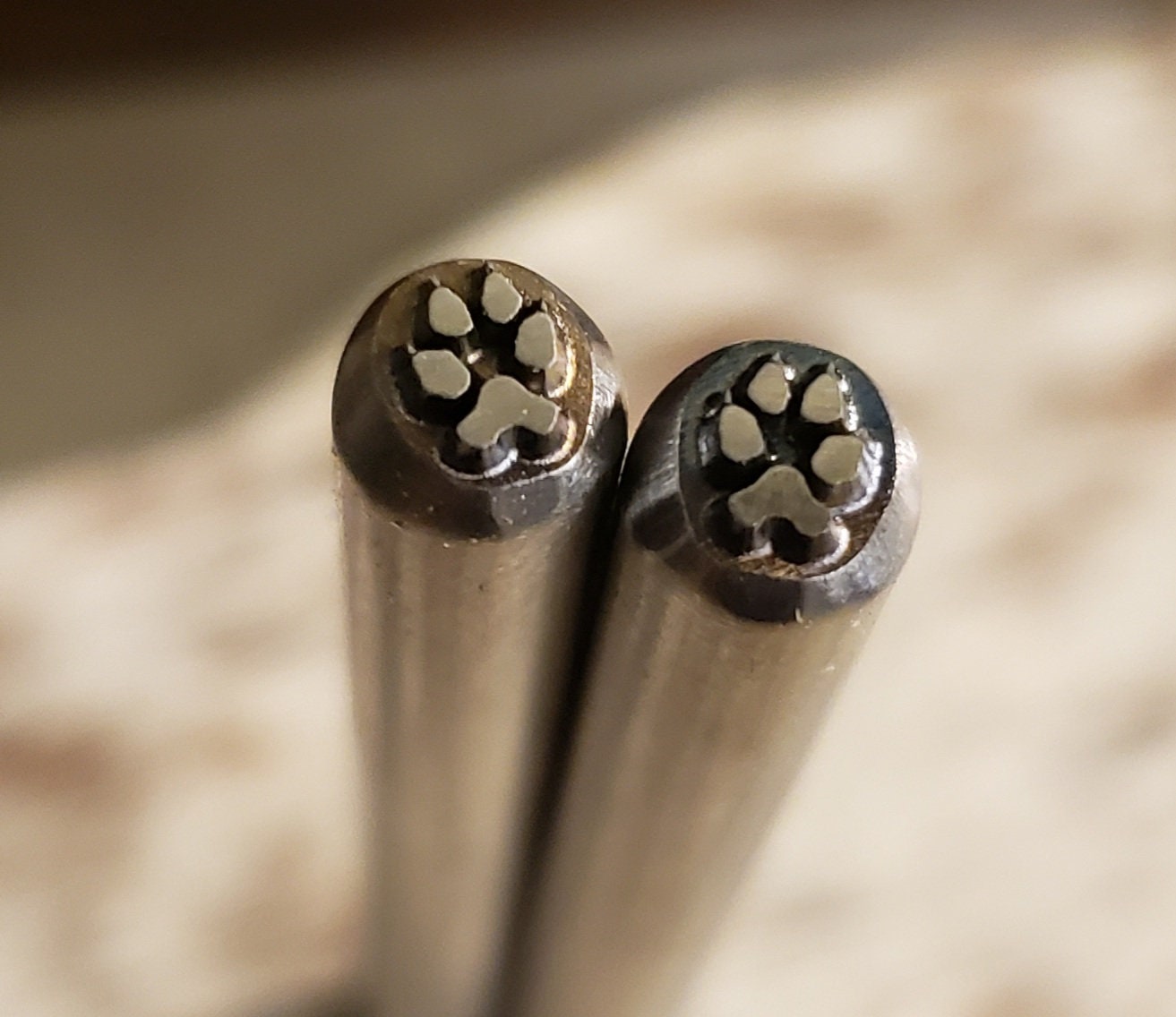 Wolf Paws- Metal Stamps