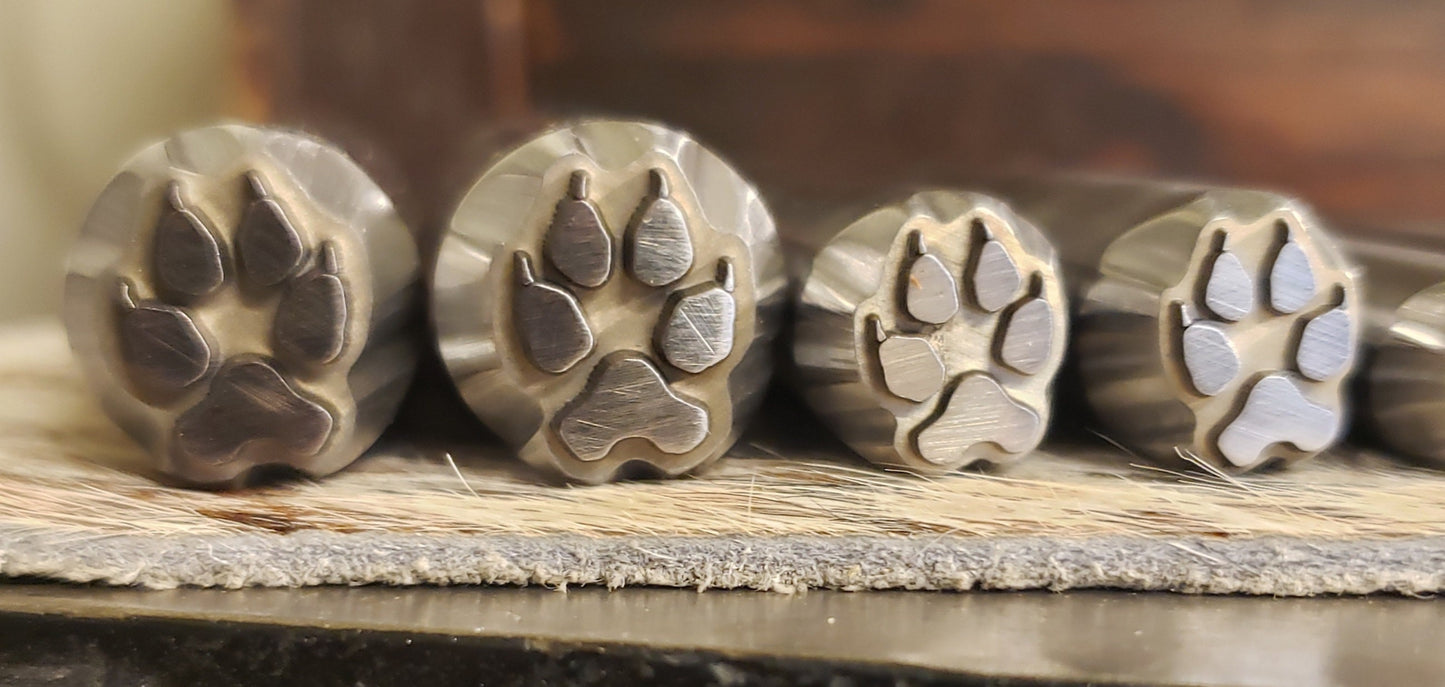 Wolf Paws- Metal Stamps