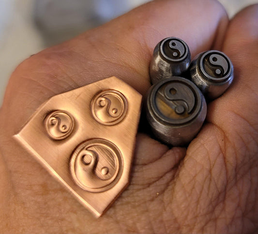 Yin Yang Metal Stamp