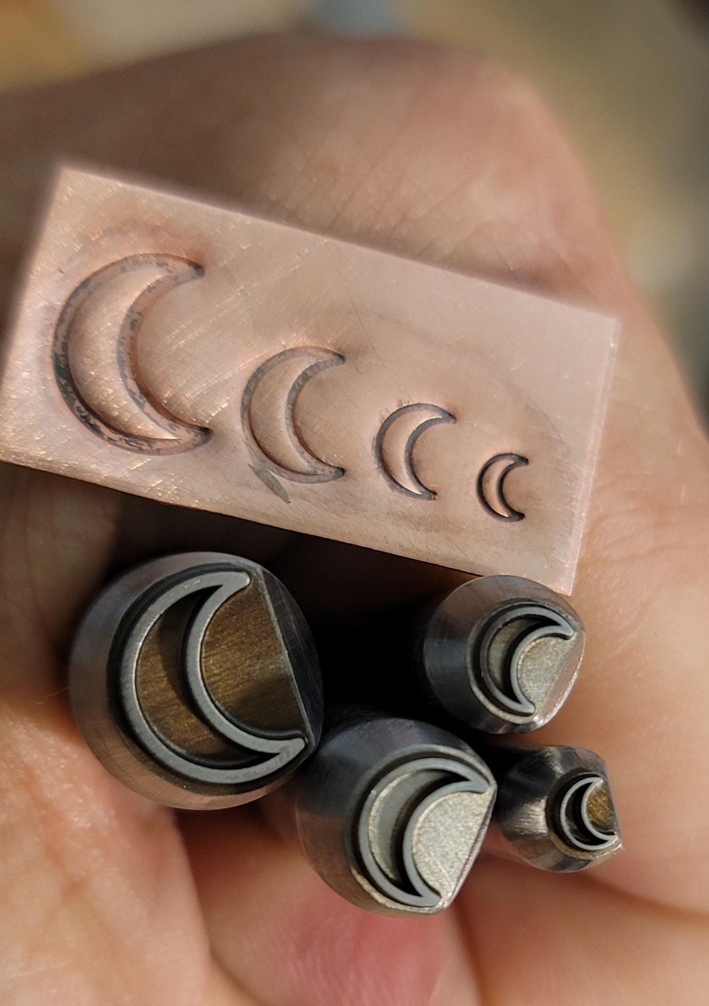 Metal Stamp-Crescent Moon Outline