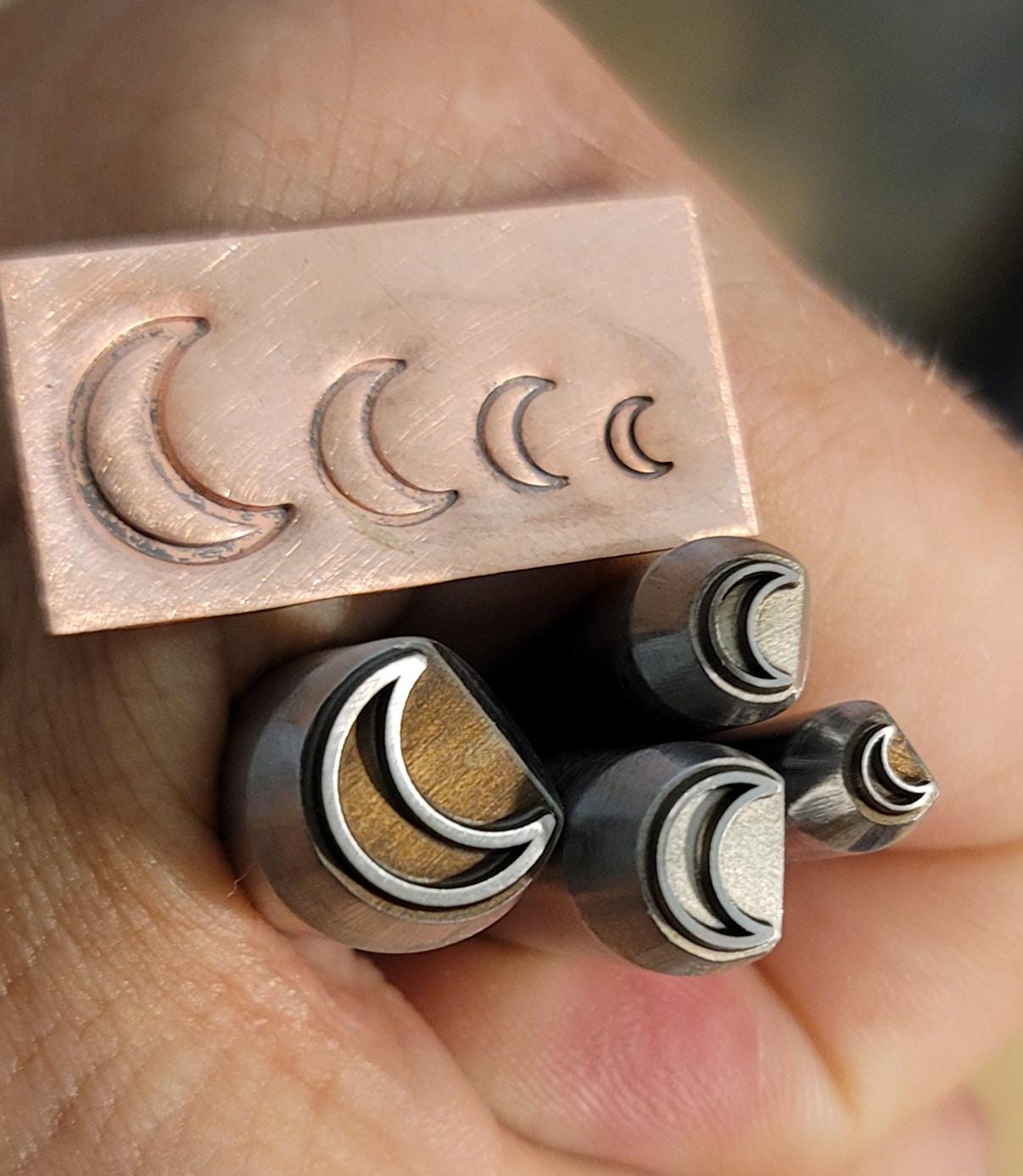 Metal Stamp-Crescent Moon Outline