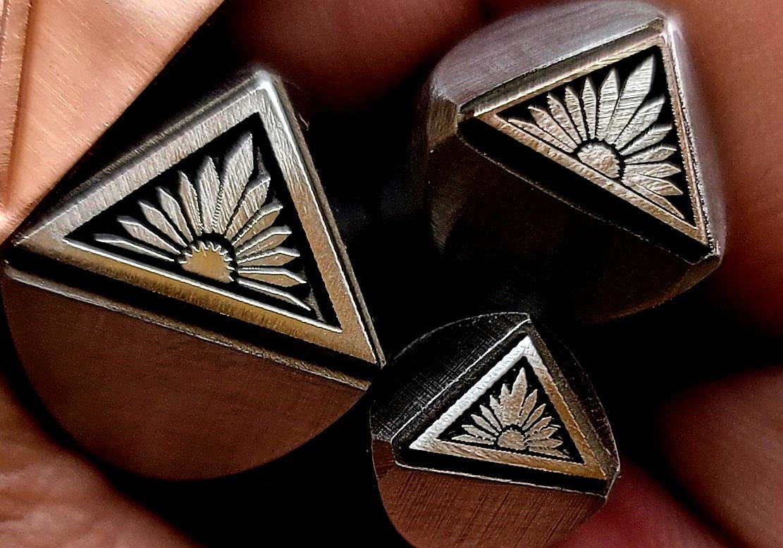 Chaco Canyon 1 -Metal Stamp