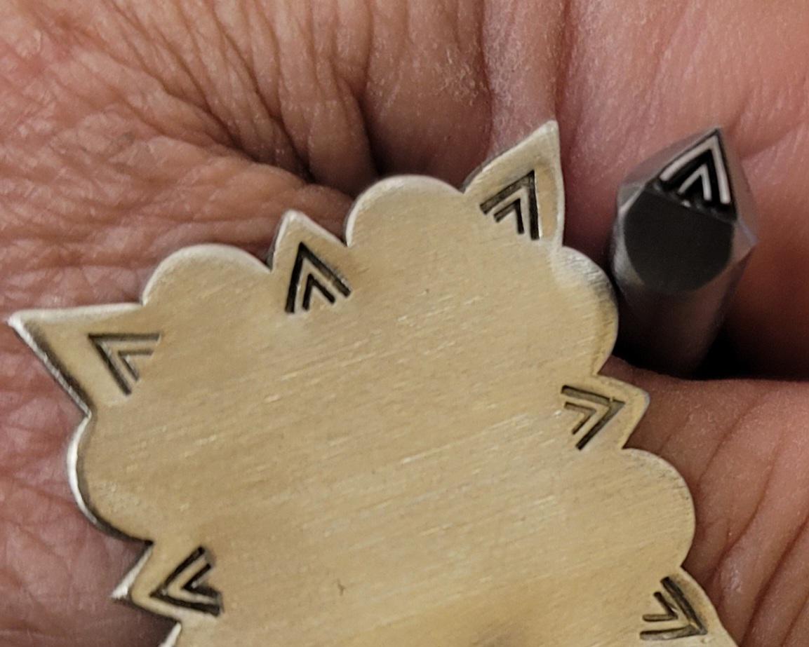 Accent TRIANGLES Metal Stamp