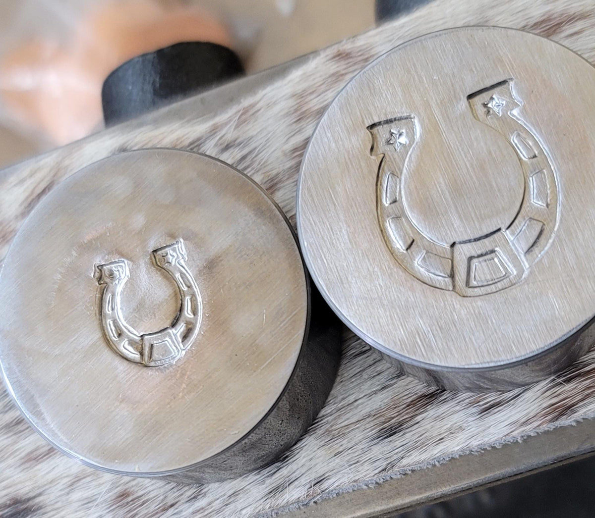 Impression Die - Horseshoe with Stars-Small & Large
