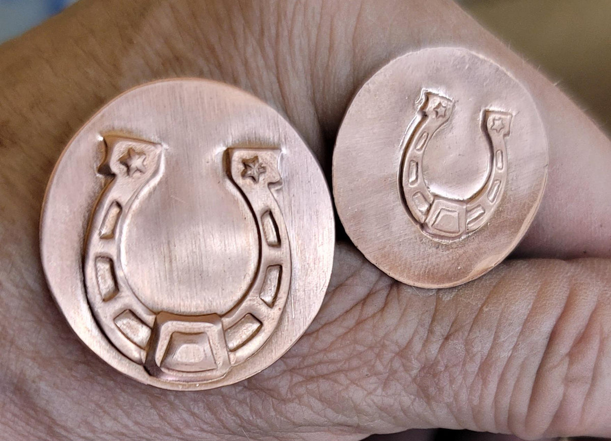 Impression Die - Horseshoe with Stars-Small & Large