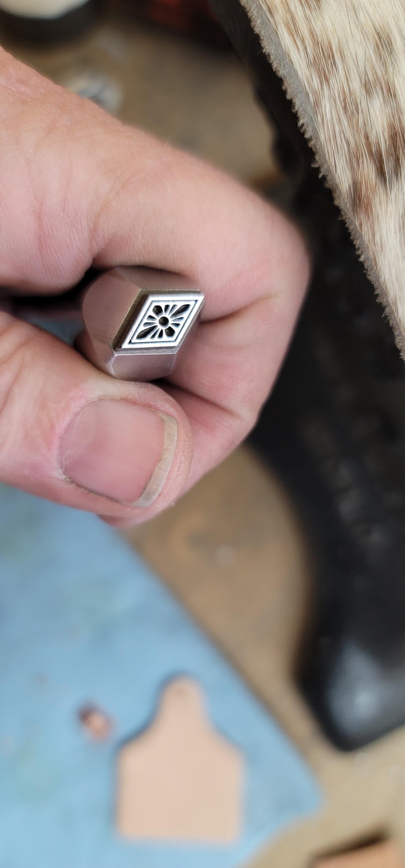 Santa Rosa-Metal Stamp