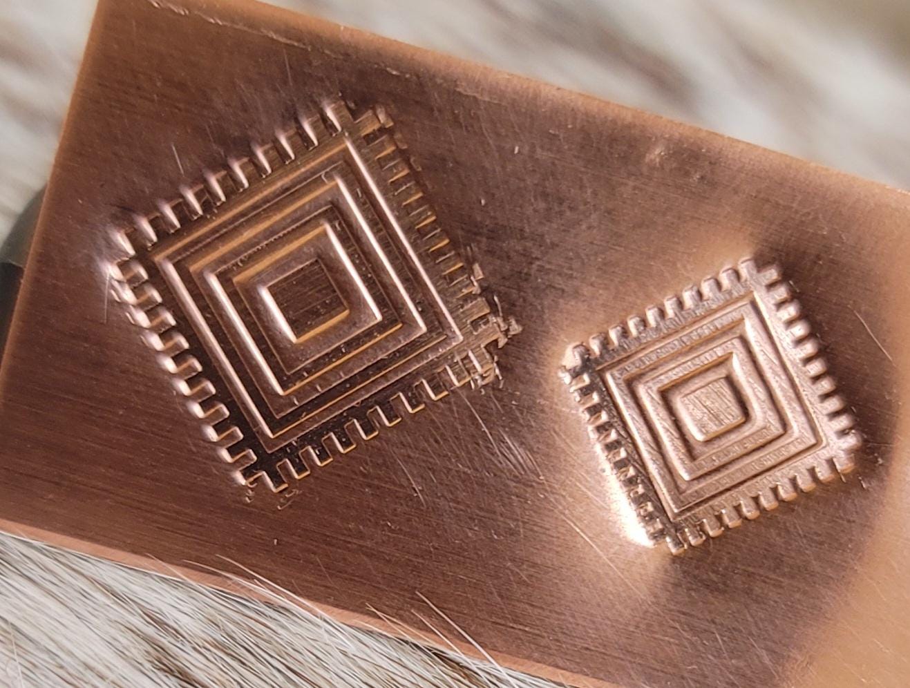 Bozeman Geometric Metal Stamp
