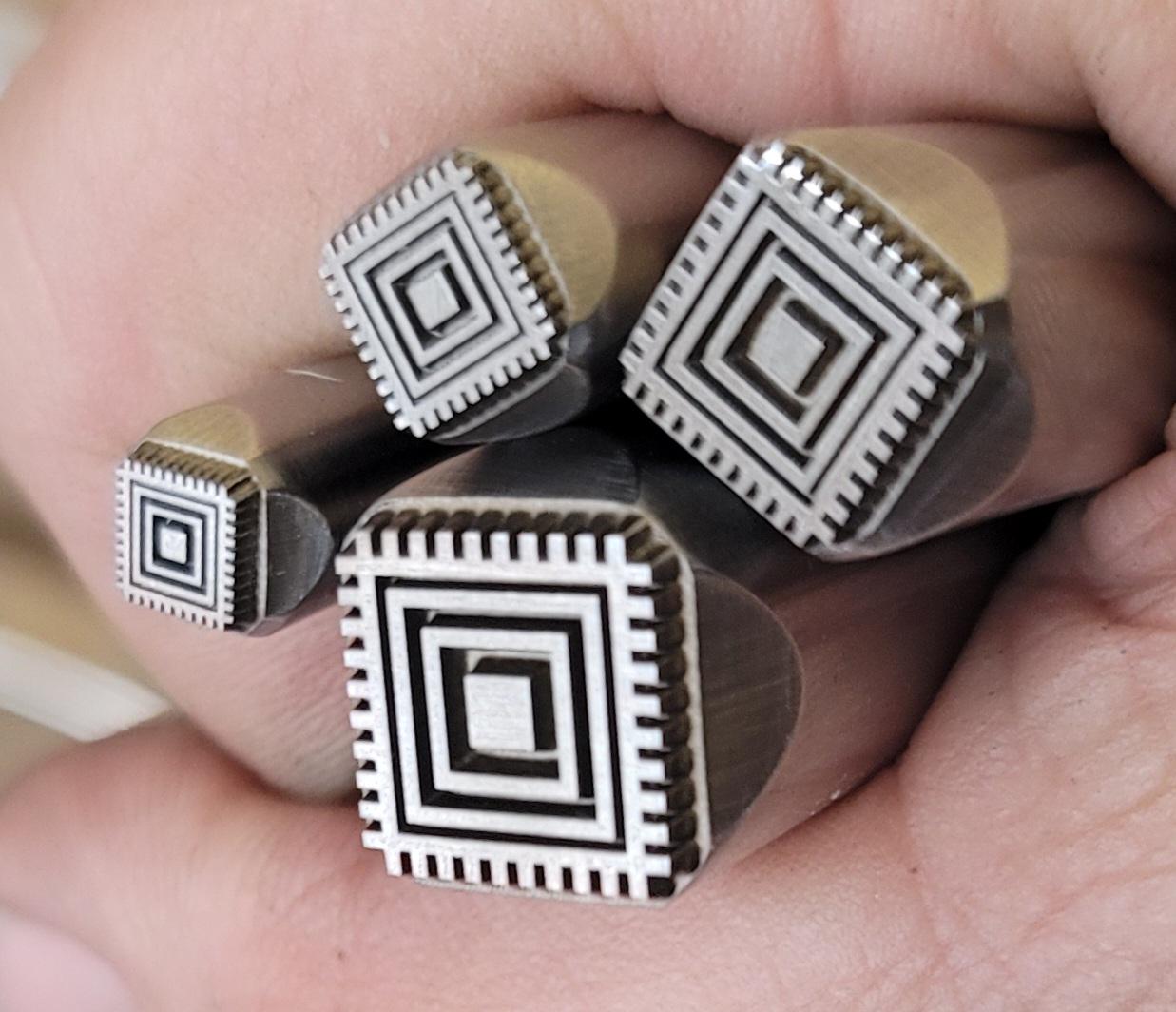 Bozeman Geometric Metal Stamp