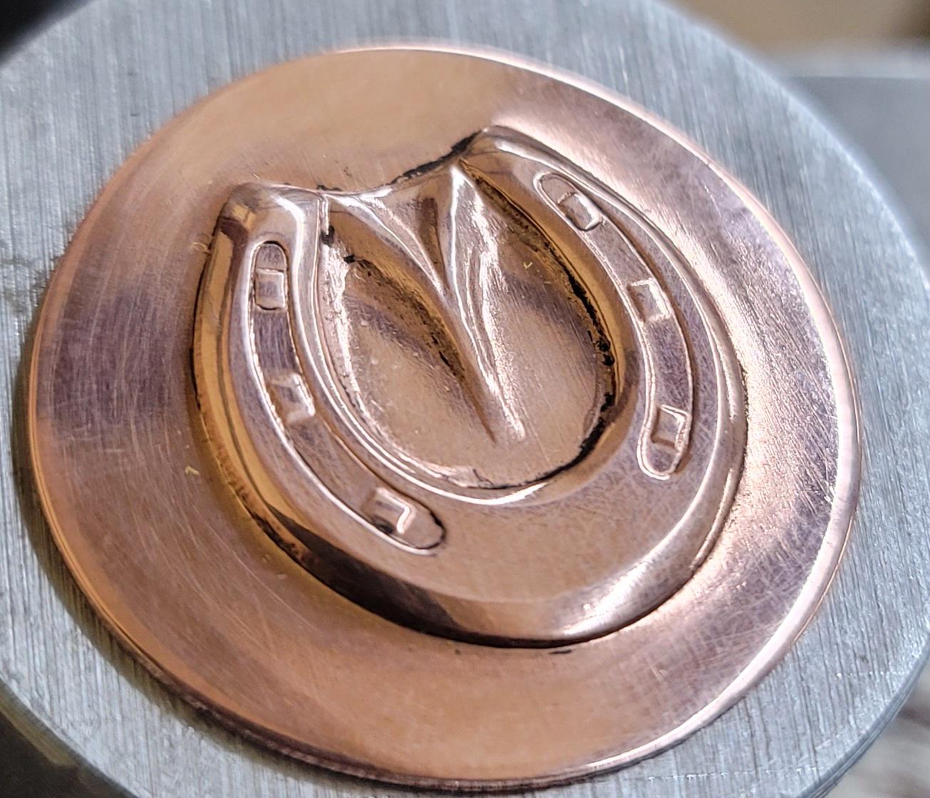 Impression Die - Lucky Me Vintage Horseshoe