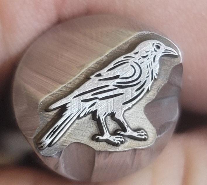 Raven2025- Metal Stamp