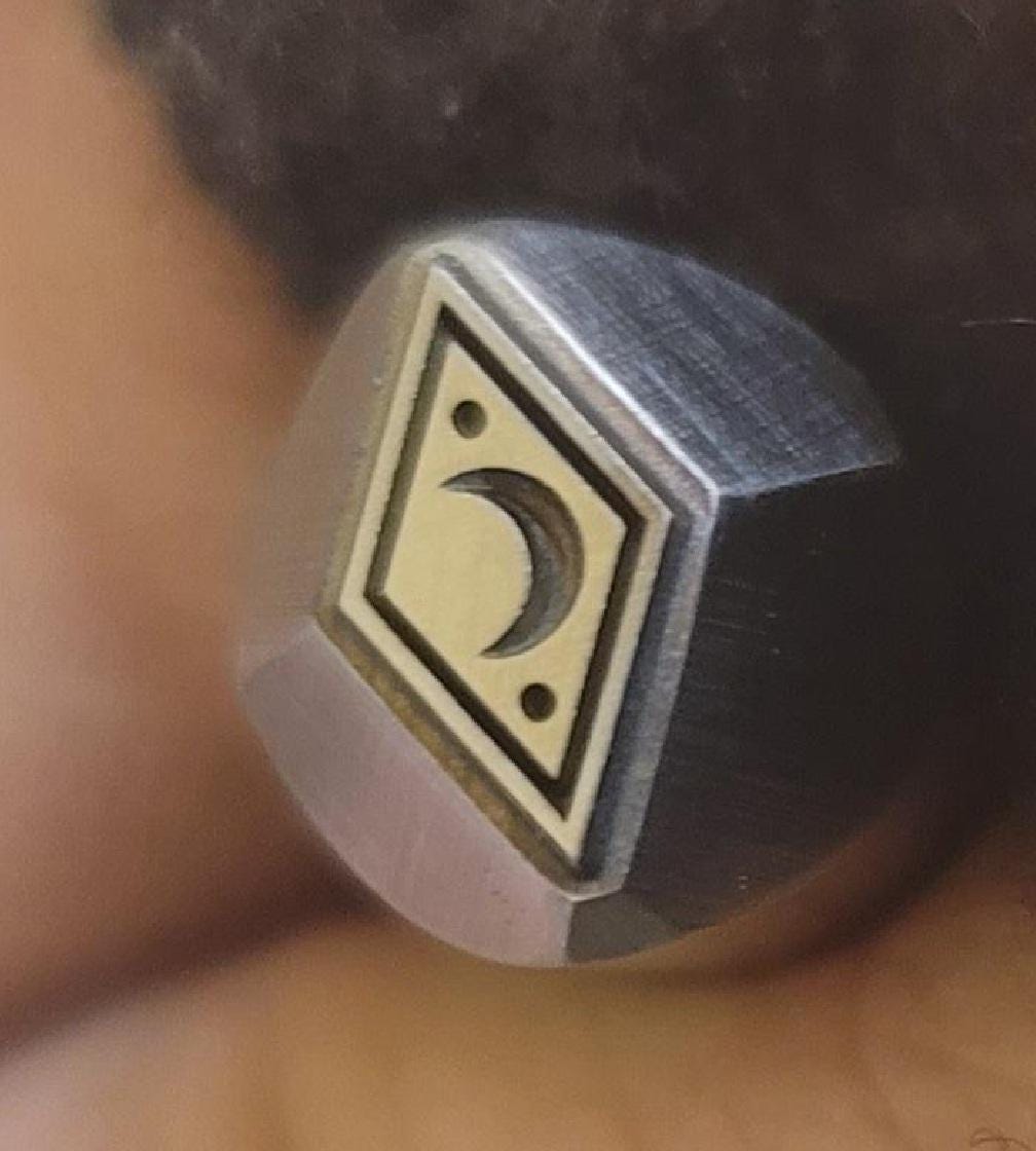 Metal Stamp-Cosmic Moon