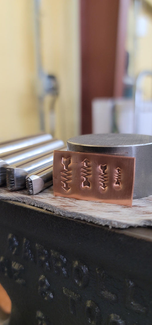 Metal Stamp-Crooked Arrow WIDE