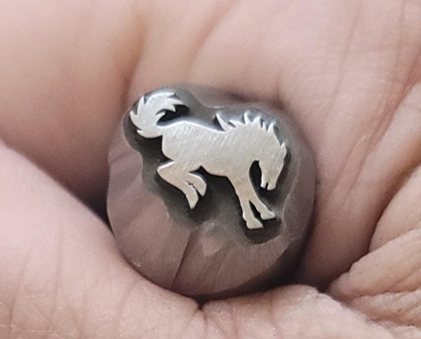 Metal Stamp-Bucking Mustang